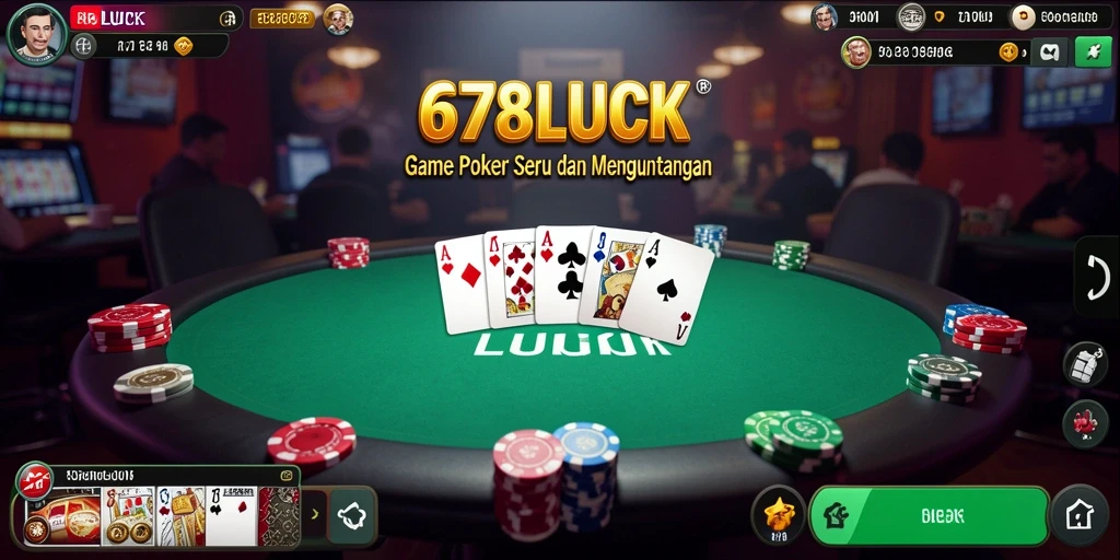 Tangkapan layar dari permainan Poker di 678LUCK yang menarik dan menyenangkan.