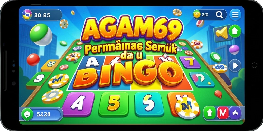 Tampilan gameplay menarik dari AGAM69 dengan suasana Bingo yang seru.