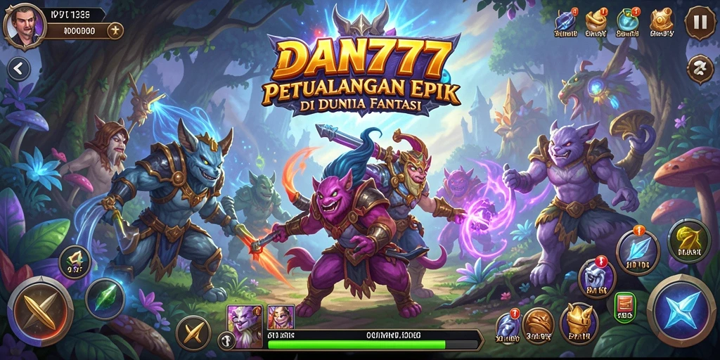 Screenshot gameplay DAN777 dengan petualangan RPG seru.
