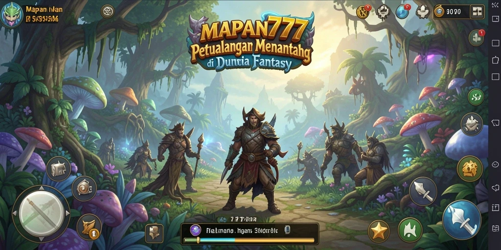 Tampilan gameplay <strong>MAPAN777</strong> yang menakjubkan dan penuh aksi petualangan.