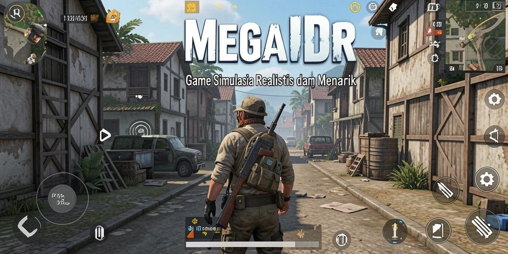 Tampilan gameplay menawan dari <strong>MEGAIDR</strong> yang mengajak pemain berpetualang.